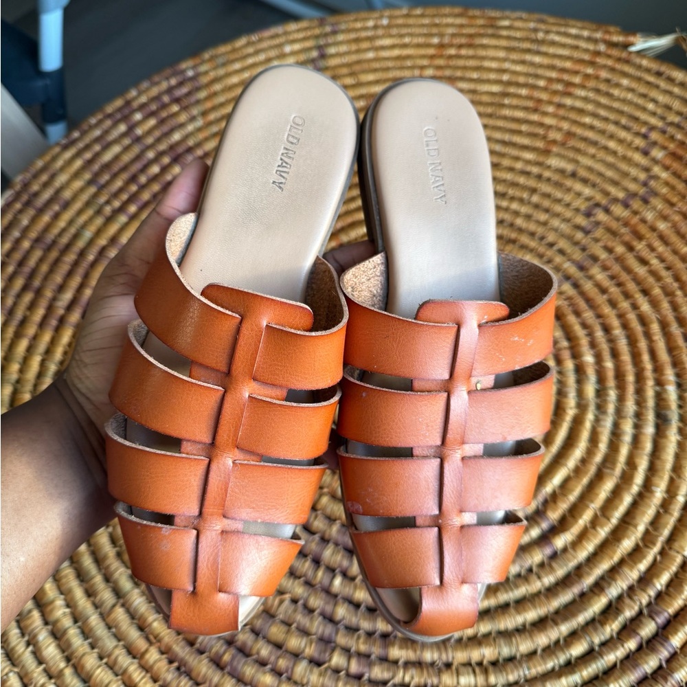 Old Navy Women's Strappy Orange Sandals
